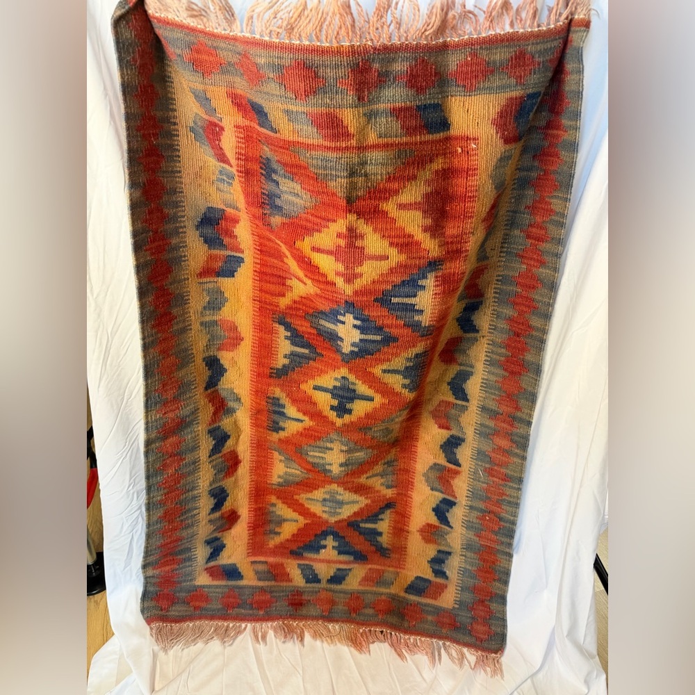 Afghan Kilim Rug - Picture 2 of 2